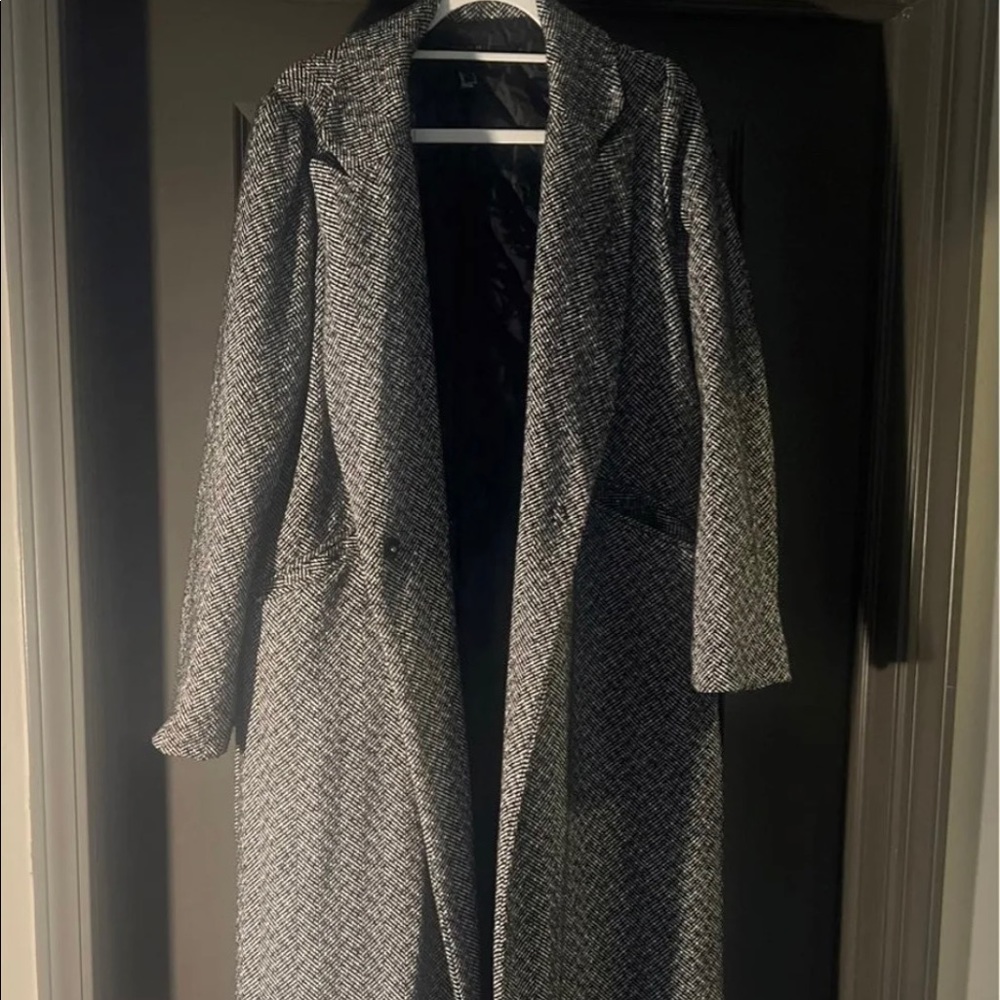 Long tweed coat